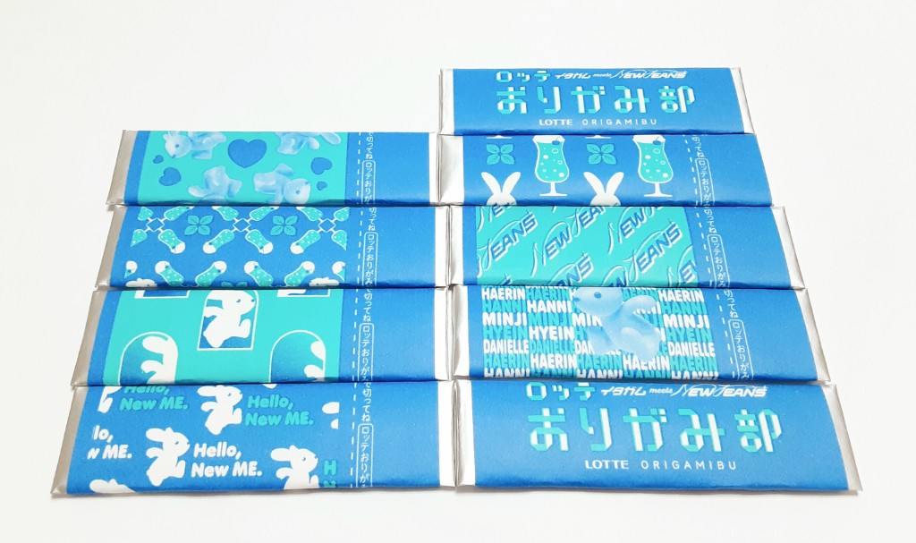 Lotte NewJeans Meets Itagum Soda Mint Chewing Gum 9pcs