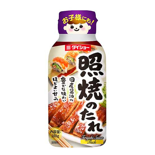 Daisho Teriyaki Sauce (Thick & Mild) Classic Japanese Sauce for Kids & Families 180g
