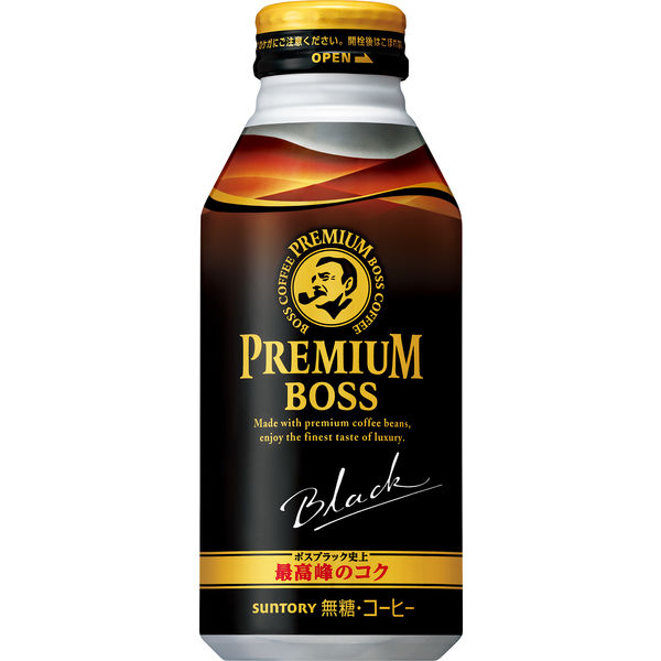 Suntory Boss Premium Black Coffee 390ml
