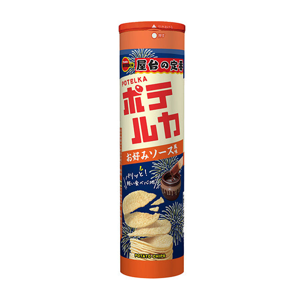 Bourbon Potelka Okonomiyaki Sauce Potato Chips 90g