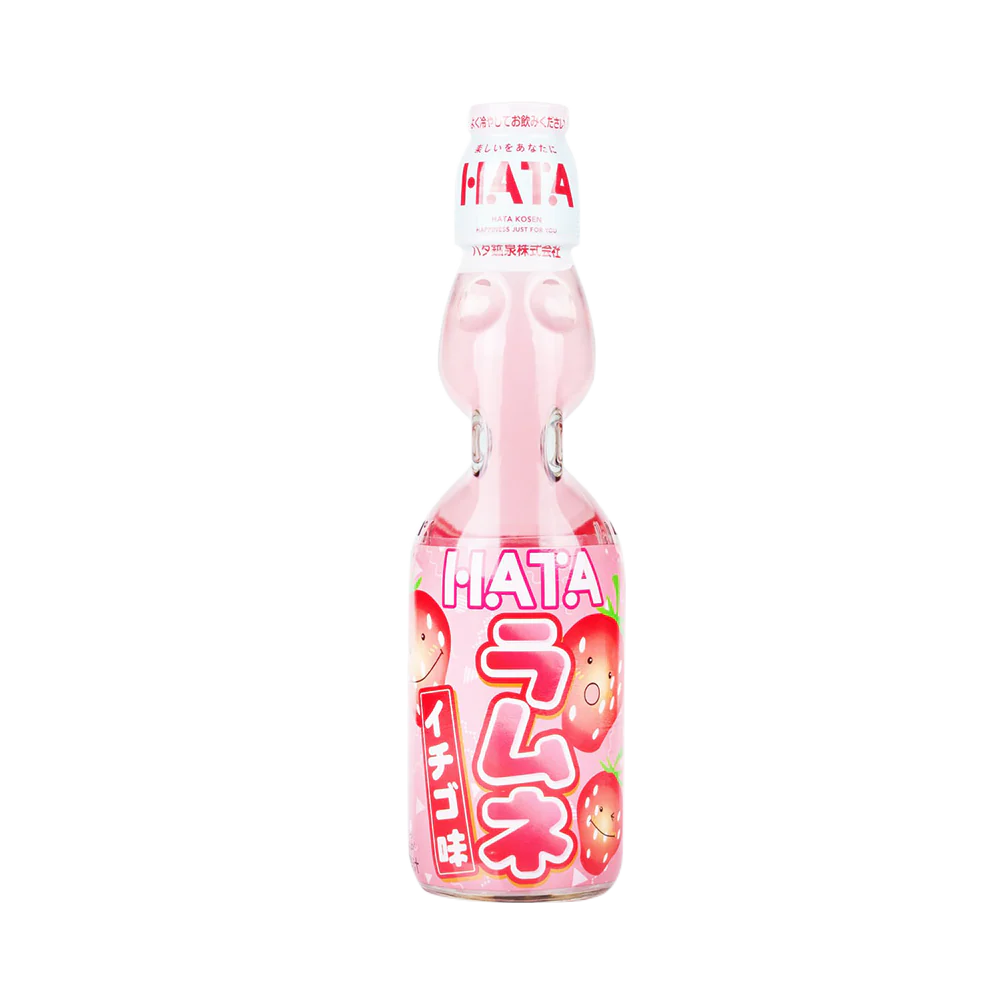 Hata Ramune Drink Strawberry 200ml