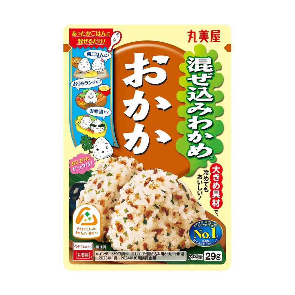 Marumiya Mazekomi Wakame Okaka Bonito Rice Seasoning 29g