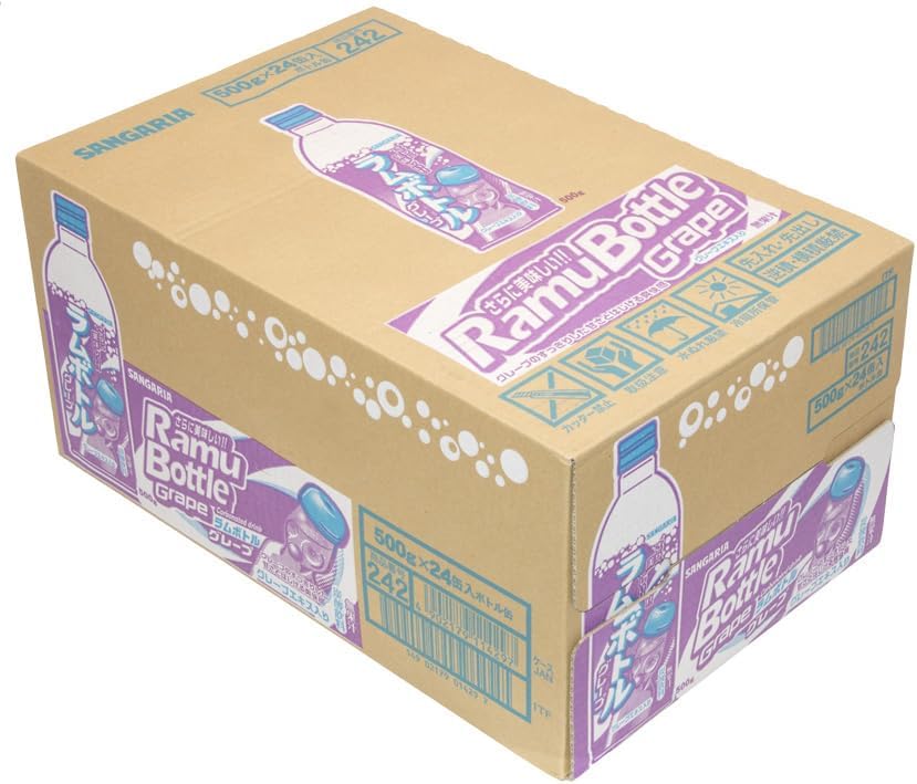 Sangaria Grape Soda Ramune 500ml