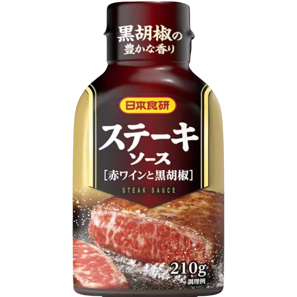 Nihon Shokken Steak Sauce Red Wine & Black Pepper 210g