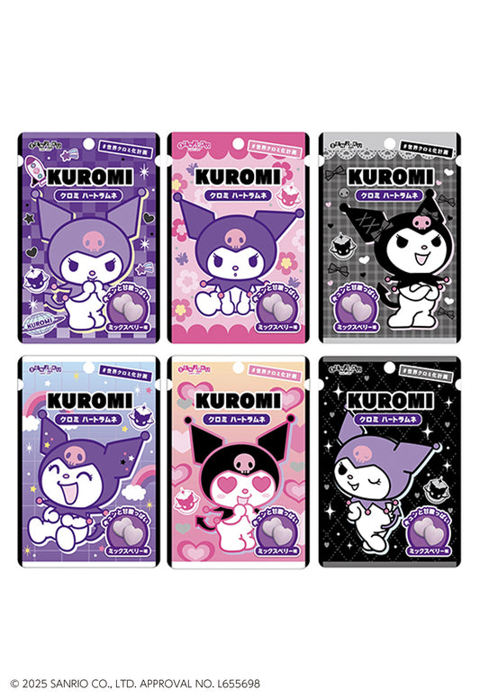 Senjaku Kuromi Heart Ramune Mixed Berry Flavor 32g