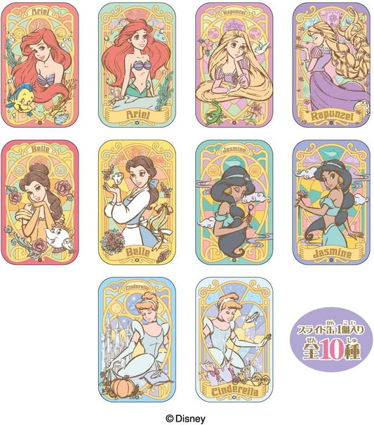 Heart Disney Princess Slide Tin Ramune Candy 6g