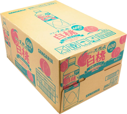 Sangaria Natural Mineral Water White Peach 600ml