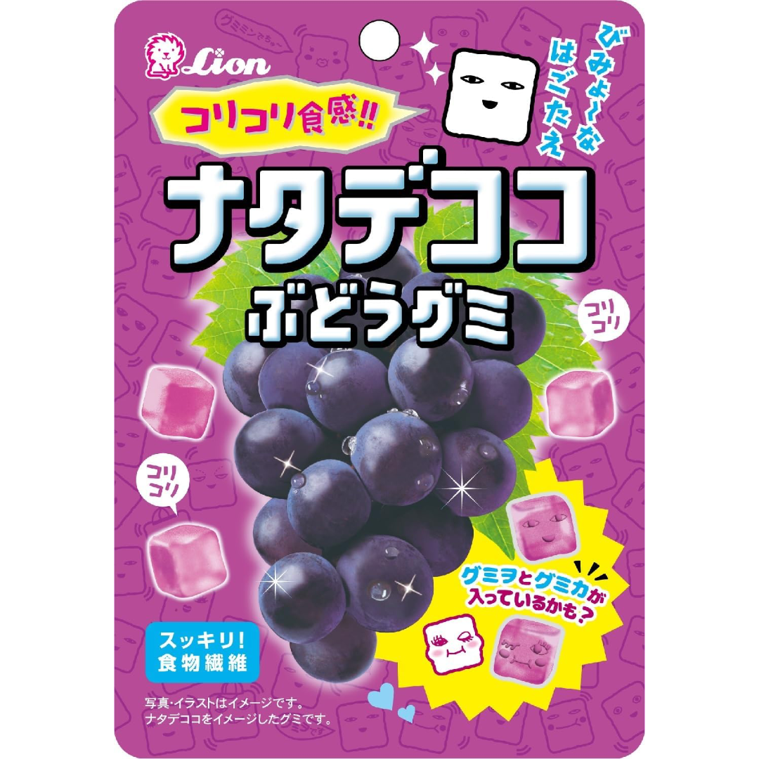 Lion Nata De Coco Grape Gummy 44g