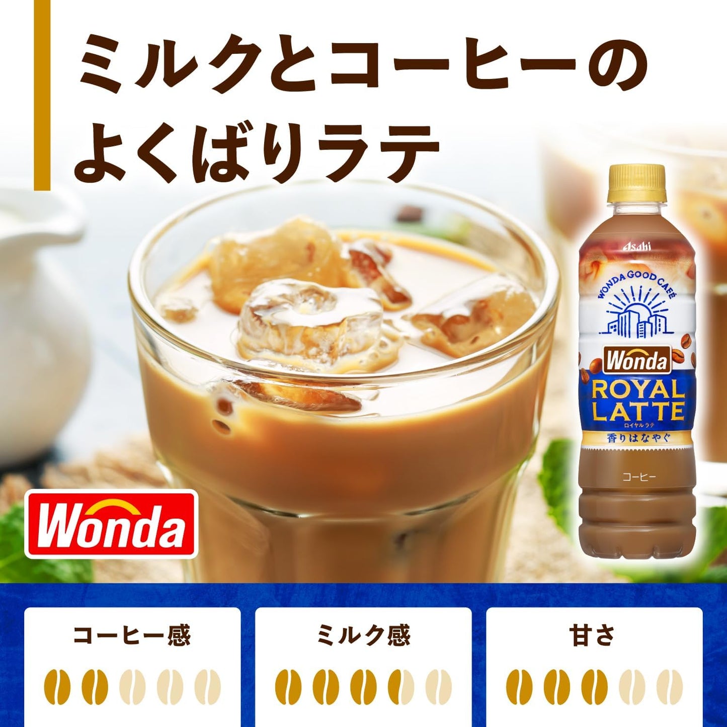 Asahi Wonda Good Cafe Royal Latte 500ml