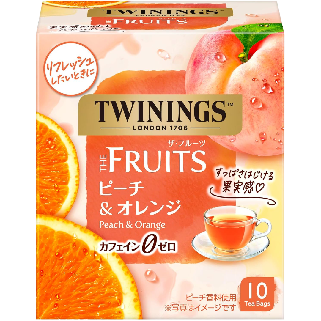 Twinings Fruits Tea Peach & Orange 10P