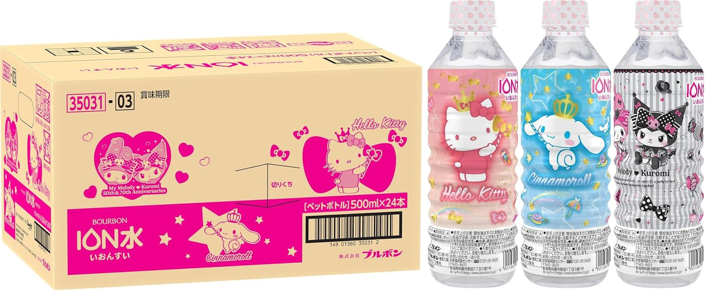 Bourbon Natural Water Sanrio 500ml