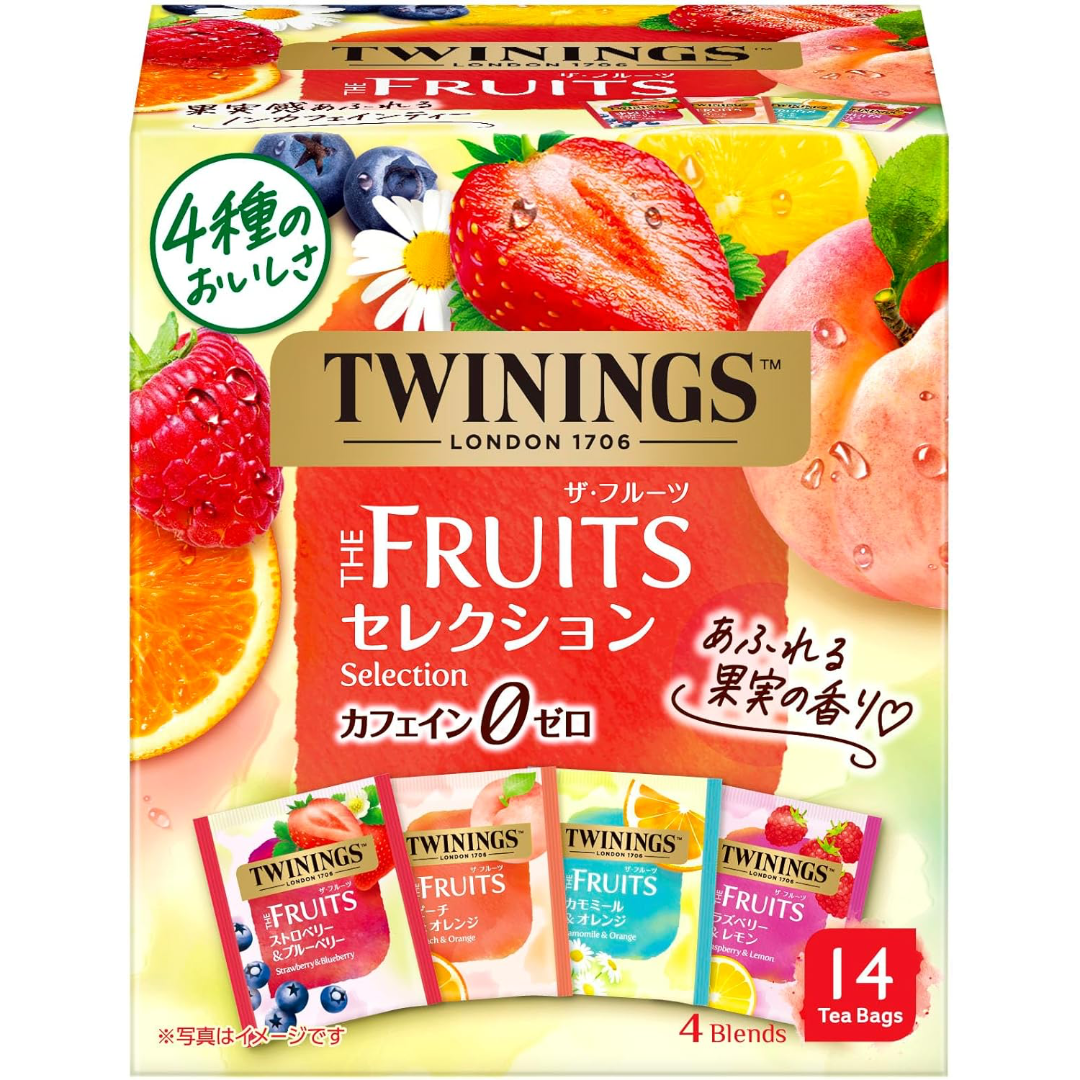 Twinings Fruits Tea 4 Flavour Selection 14P