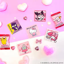 Senjaku Sanrio Characters Fruit Candy With Sticker 47g