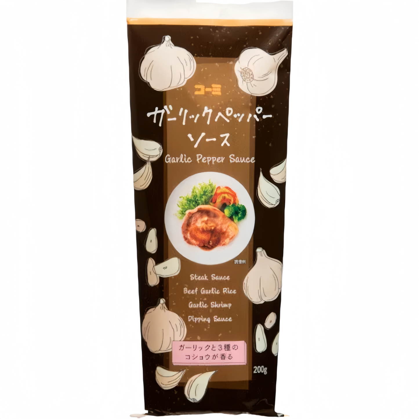 Komi Garlic Pepper Sauce 200g