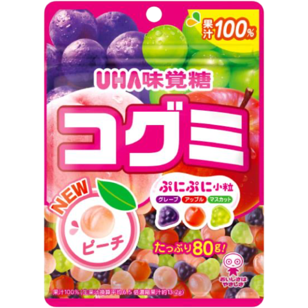 UHA Kogumi Assorted Fruit Gummy 80g