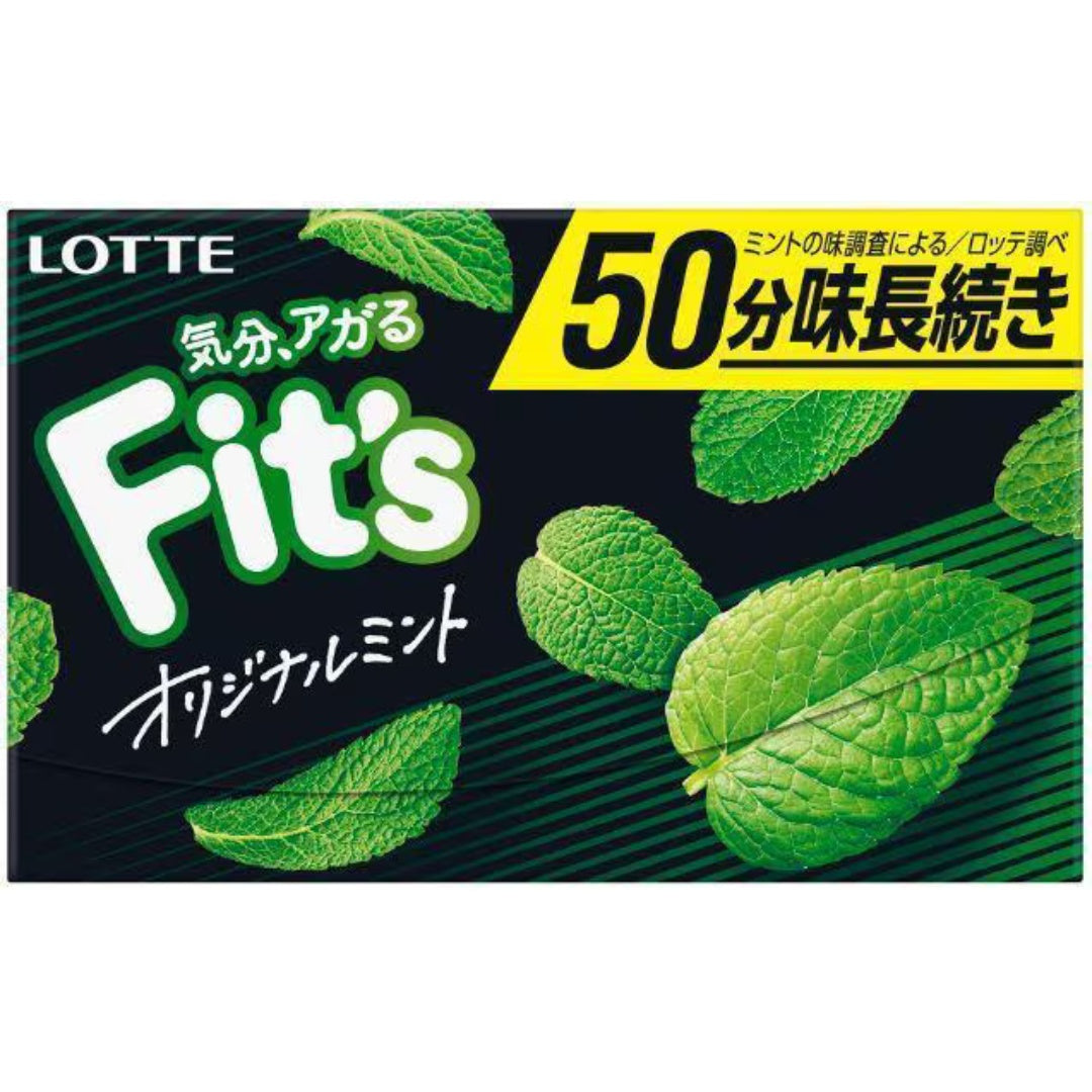 Lotte Fit's Original Mint Chewing Gum 12pcs