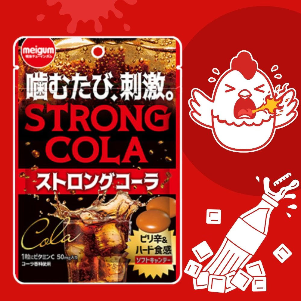 Meigum Strong Cola Intense Refreshing Soft Candy 38g