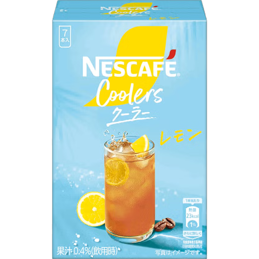 Nescafe Coolers Lemon Instant Coffee Sticks 7pcs