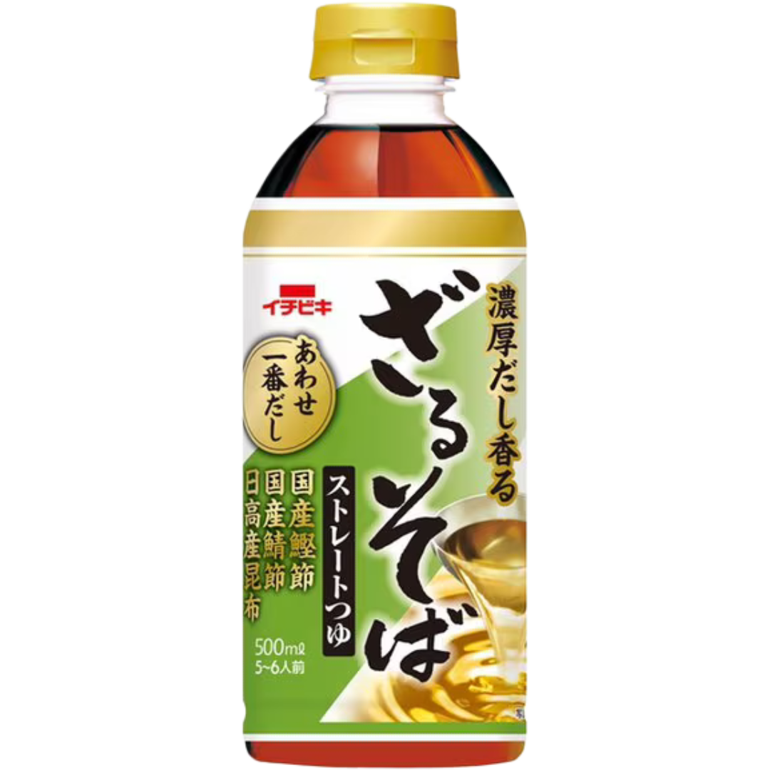 Ichibiki Straight Zaru Soba Tsuyu Japanese Noodle Soup Base 500ml