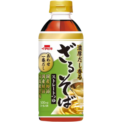 Ichibiki Straight Zaru Soba Tsuyu Japanese Noodle Soup Base 500ml