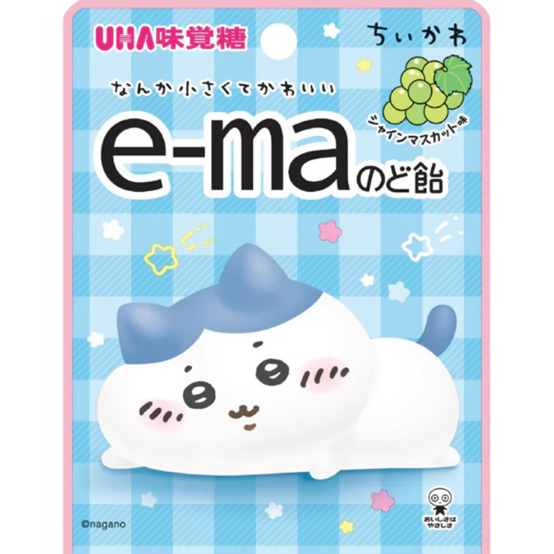 UHA E-ma Mikakuto Chiikawa Muscat Flavor Candy 23g