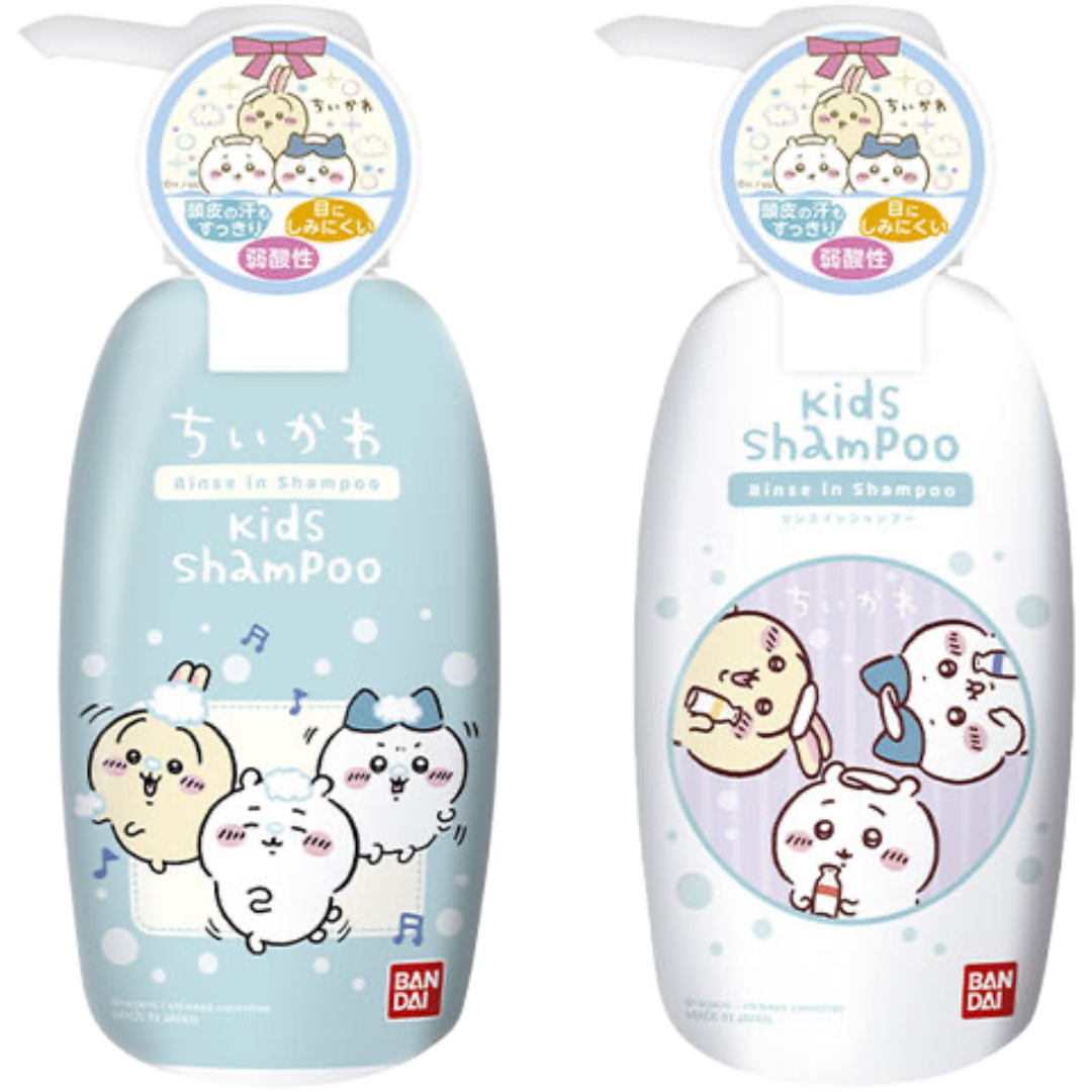 BANDAI Chiikawa Kids Rinse in Shampoo Sweet Soap Scent 300ml