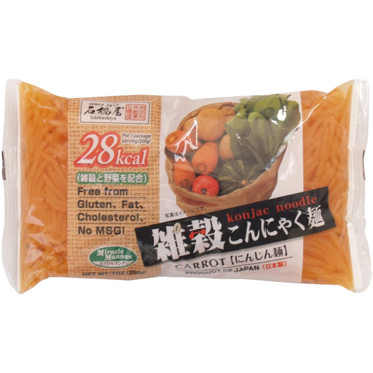 Ishibashiya Millet Konjac Noodle Carrot 200g