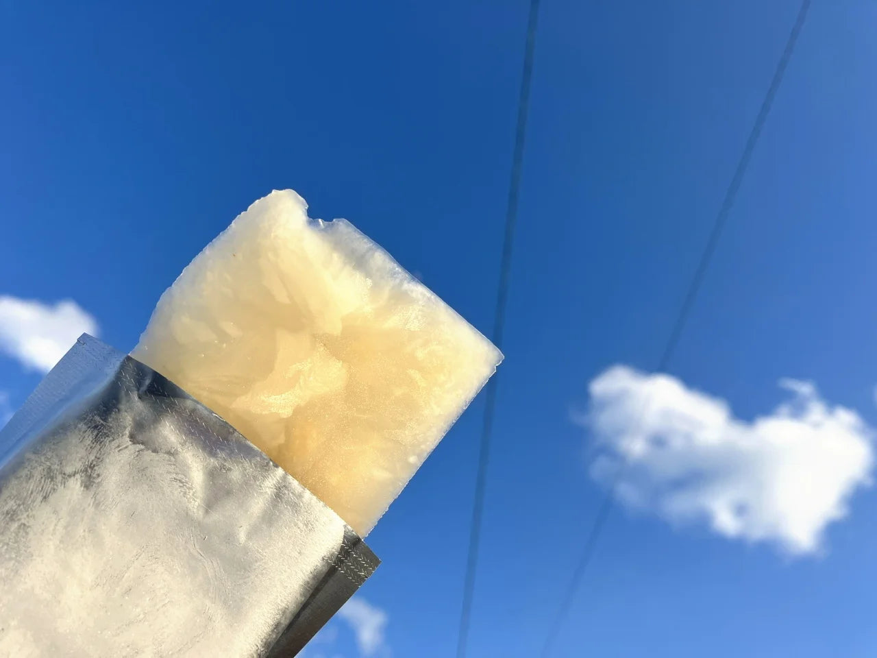 Tanio Foods At Home Freeze Series White Peach Sorbet Ice Bar 280g (70g x 4pcs)
