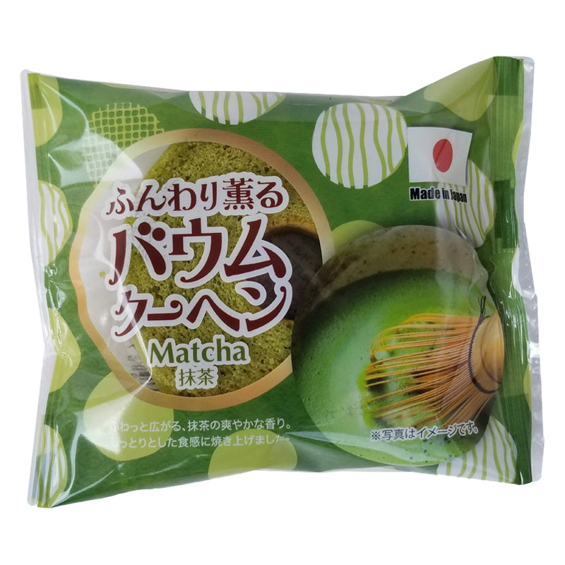 Marukin Soft And Moist Uji Matcha Baumkuchen Cake 1pc