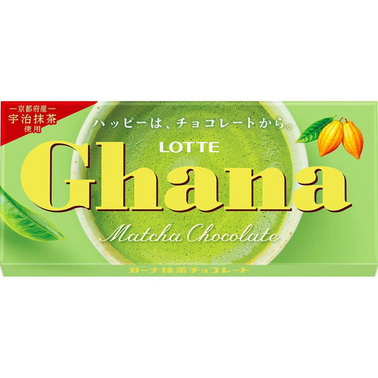 Lotte Ghana Uji Matcha Chocolate 45g