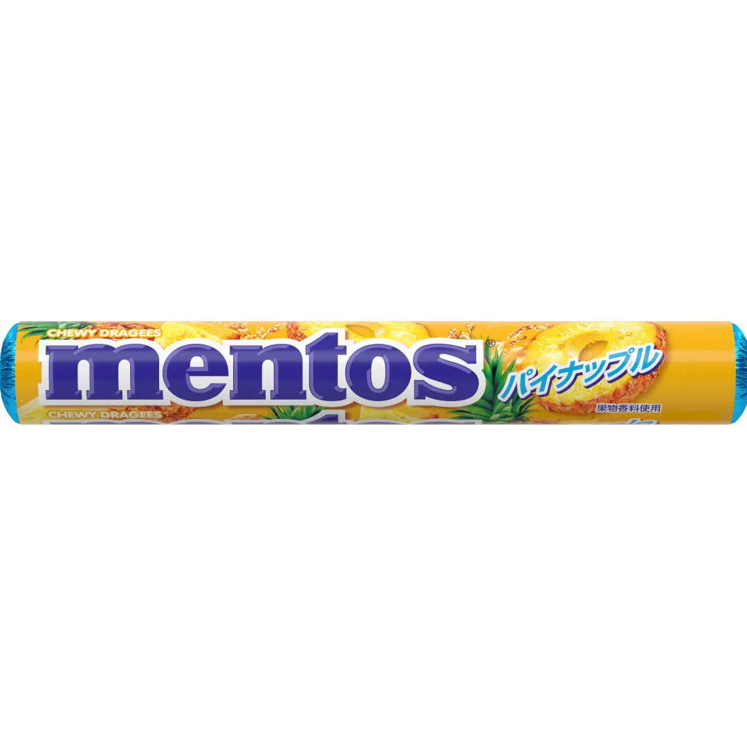 Mentos Chewy Dragees Pineapple Flavour Candy 37.5g