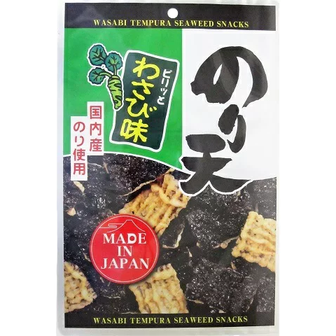 Daiko Japanese Seaweed Wasabi Tempura Seaweed Snacks 40g