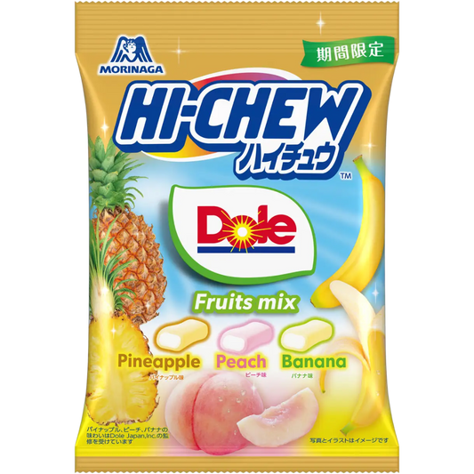 Morinaga Hi-Chew Fruits Mix Dole Limited Edition Chewy Candy 68g