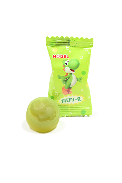 Nobel Super Mario Cola and Melon Soda Gummy 85g