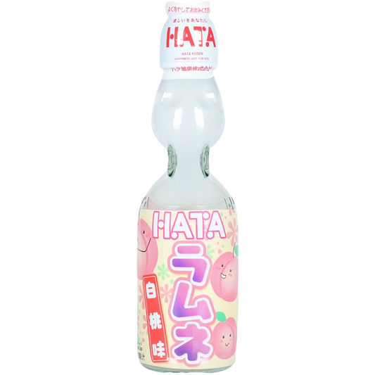 Hata Ramune Drink White Peach -  Seasonal Limited 200ml