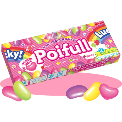 Meiji Poifull Fruit Mix Jelly Beans Jelly Candy 53g