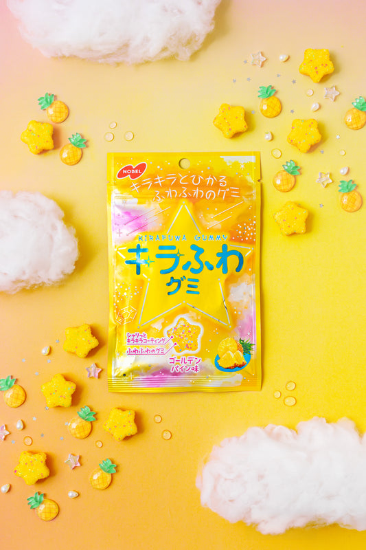 Nobel Kirafuwa Golden Pineapple Star Gummy 50g