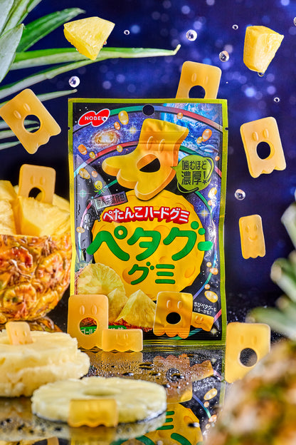 Nobel Petagu Golden Pineapple Flavor Hard Gummy 50g