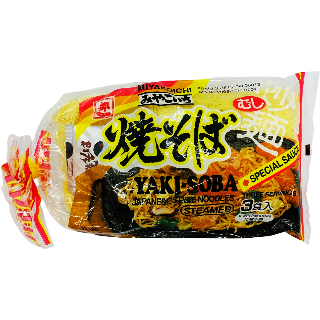Miyakoichi Yaki Soba Stir Fried Japanese Noodles With Sauce 570g