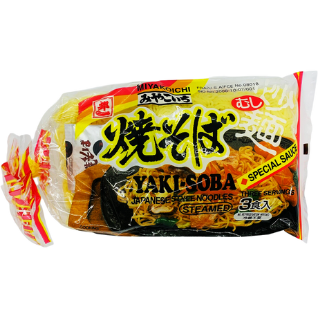 Miyakoichi Yaki Soba Stir Fried Japanese Noodles With Sauce 570g