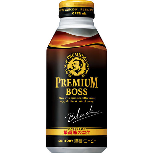 Suntory Boss Premium Black Coffee 390ml