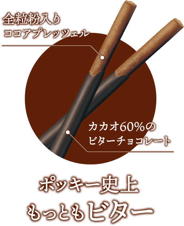 Glico Pocky Deep Rich Series 60% Cacao Bitter Chocolate Biscuit Sticks 54g
