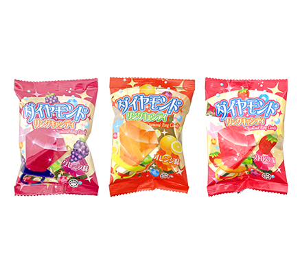 Yaokin Diamond Ring Candy Mixed Fruit Flavors 10g*24