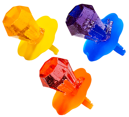 Yaokin Diamond Ring Candy Mixed Fruit Flavors 10g*24