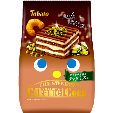 Tohato The Sweets Caramel Corn Pistachio Tiramisu Flavor 52g