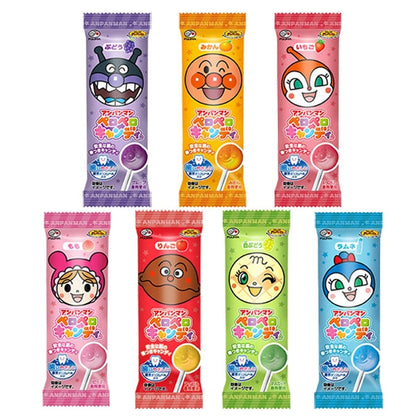 Fujiya Anpanman Pero Pero Candy Lollipop Assorted Fruit Flavors 25pcs