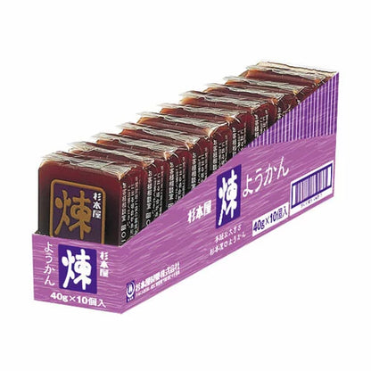 Sugimoto Seika Neri Yokan Traditional Smooth Red Bean Jelly 40g*10