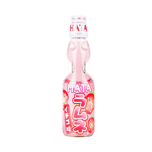 Hata Ramune Drink Strawberry 200ml