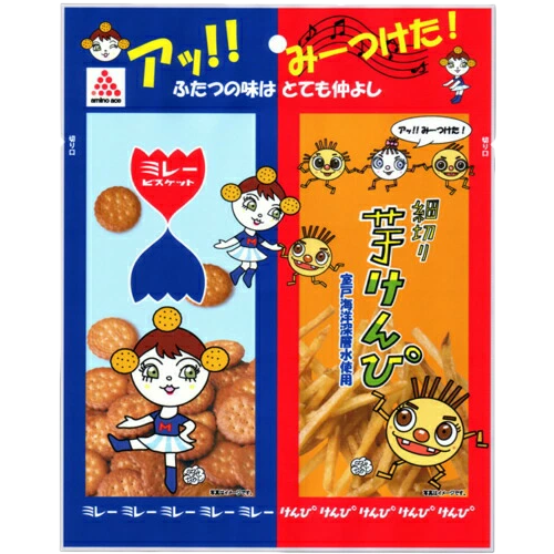 Nomura Irimame Mire Biscuit & Sweet Potato Sticks Mix 100g