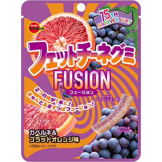 Fettuccine Gummy - Fusion Blood Orange & Grape Flavor 50g